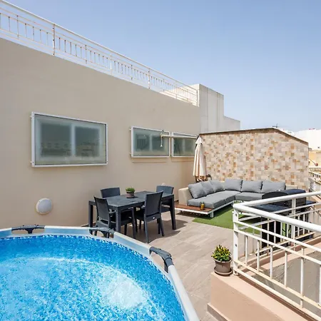 Bright 3br Penthouse With Pool & Bbq In Msida By Quicktrips 公寓