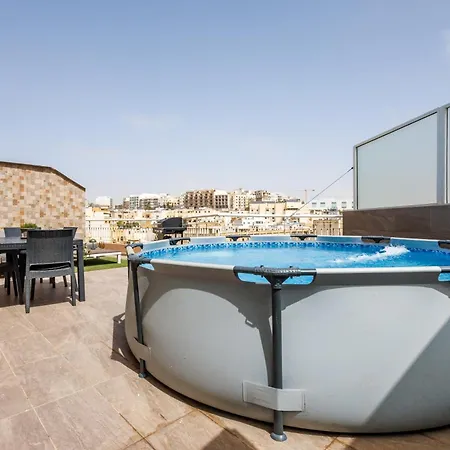 Bright 3br Penthouse With Pool & Bbq In Msida By Quicktrips Апартаменты